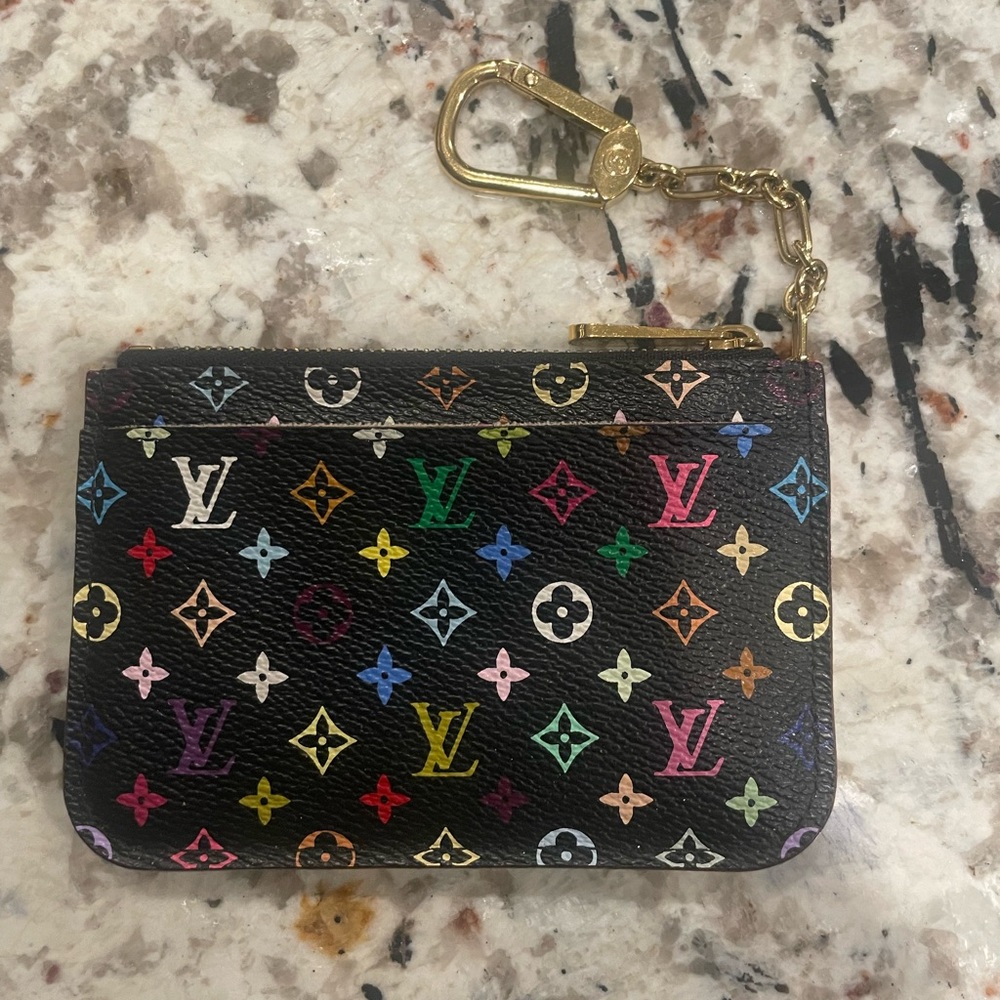 Louis Vuitton multicolore cles card holder